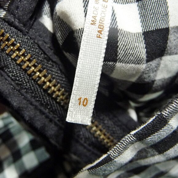 FREE PEOPLE Modern Femme Gingham Mini Skirt 10 - Picture 5 of 7